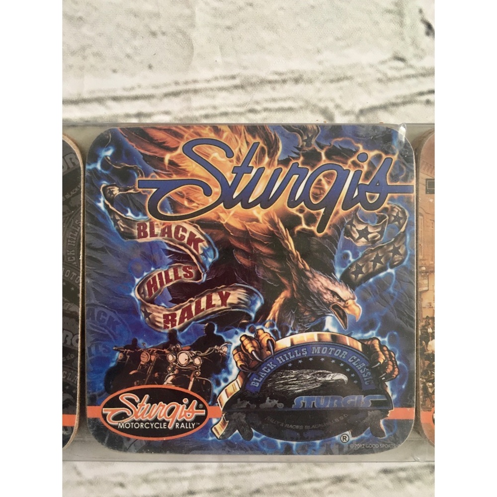 Collectors Sturgis Rally Coaster Set - Picture 5 of 9